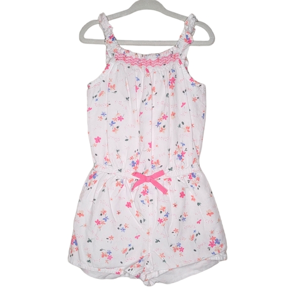 Baby B'gosh Girls Floral Romper 5T - Picture 1 of 6